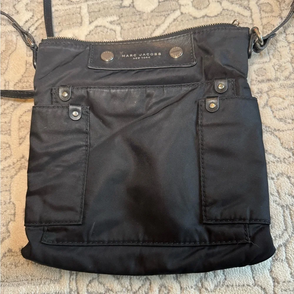 Marc By Marc Jacobs Black Nylon Crossbody purse